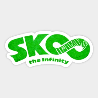 Rusty SK8 Logo (Green) Sticker